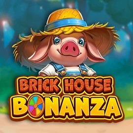 Brick House Bonanza online game logo by Pragmatic Play on zoccercasinoo.com