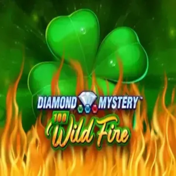 Diamond Mystery 100 Wild Fire slot visual from Greentube available on zoccercasinoo.com
