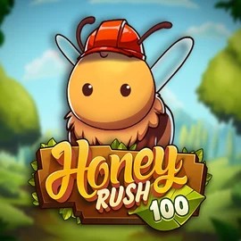 Honey Rush 100 casino game by Play'n GO – featured logo at Zoccer Casino