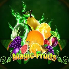 Magic Fruits Deluxe slot logo by Wazdan at Zoccer Casino