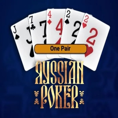 Russian Poker by OneTouch Games, showcased at zoccercasinoo.com – game logo