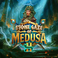 Stone Gaze of Medusa 2 slot logo by Stakelogic at Zoccer Casino