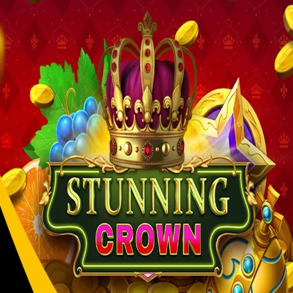 Stunning Crown slot logo by BF Games at Zoccer Casino