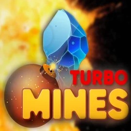 Turbo Mines online game logo by Turbo Games on zoccercasinoo.com
